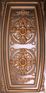 Valencia Ceiling Tile Antique Copper 2x4 - Box of 10