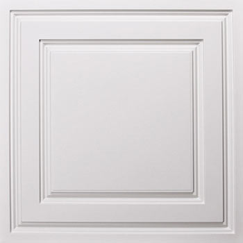 Oxford Ceiling Tile - White
