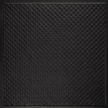 Rattan Ceiling Tile - Black