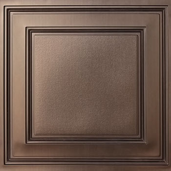 Stratford Vinyl Ceiling Tile - Faux Bronze
