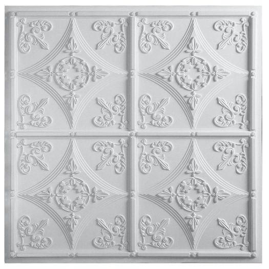 Cathedral Ceiling Tile White
