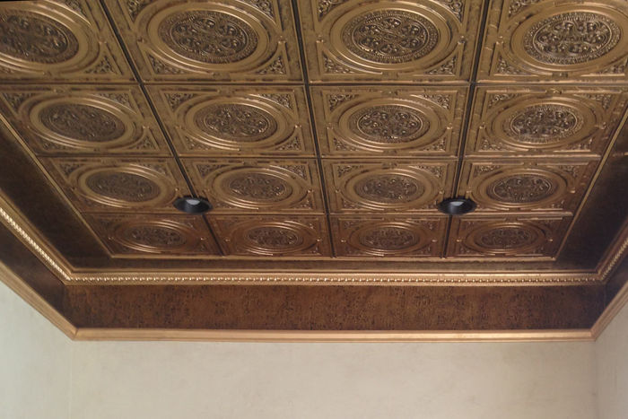 2x2 Messina Decorative Ceiling Tile in Grid