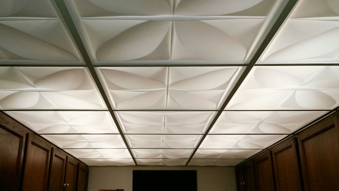 2x2 Petal Translucent Ceiling Tile