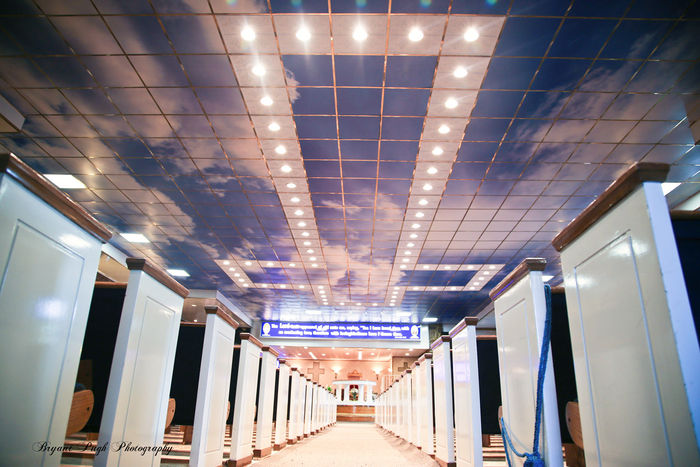 2x2 Sky Ceiling Tiles used in Church