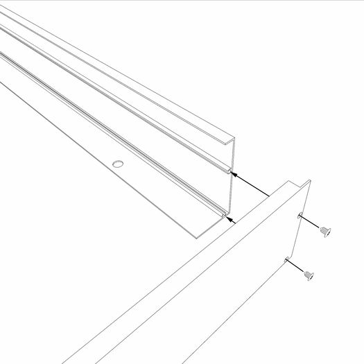 2x4 LED Direct Mount Assembly