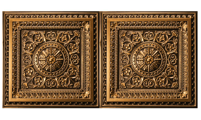 2x4 Milan Gold Ceiling Tile