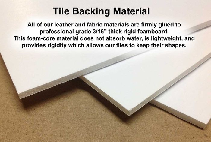 Backing of Leather Ceiling Tile