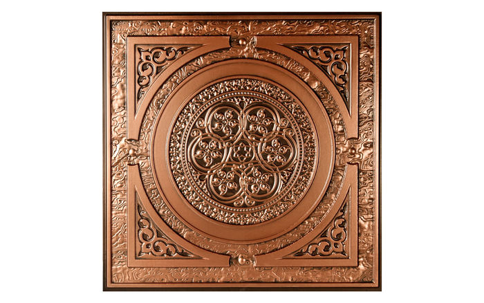 2x2 Messina Antique Copper Decorative Ceiling tile
