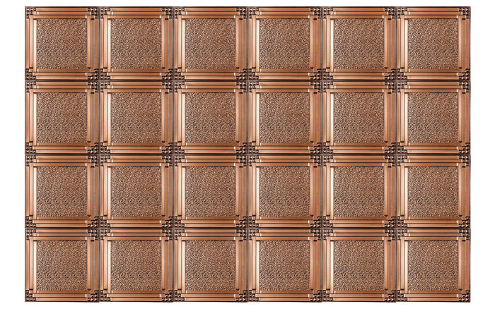 Grid View of Palermo Antique Copper Ceiling Tile