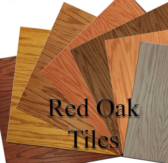 Red Oak Ceiling Tiles