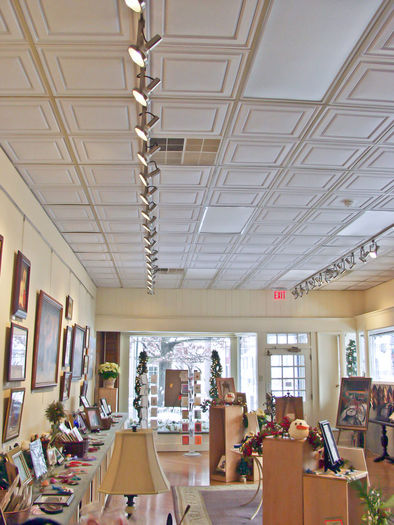 Stratford Ceiling Tile Installation in a Retail Store Ceiling 