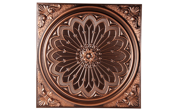 Venice 2x2 Antique Copper Ceiling Tile