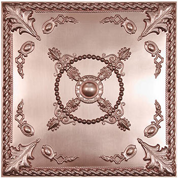 Alexander Ceiling Tile - Faux Copper