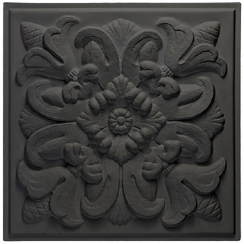 Florentine Ceiling Tile - Black
