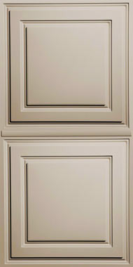 Stratford Vinyl Ceiling Tile - Latte (2x4)