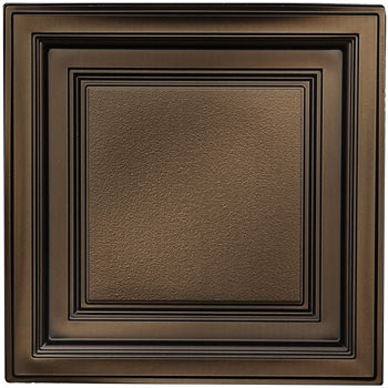 Westminster Ceiling Tile - Faux Bronze